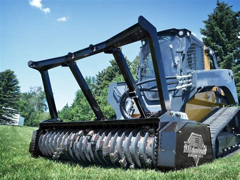 skid steer attachments rotating drum|Drum Mulcher for Skid Steers .